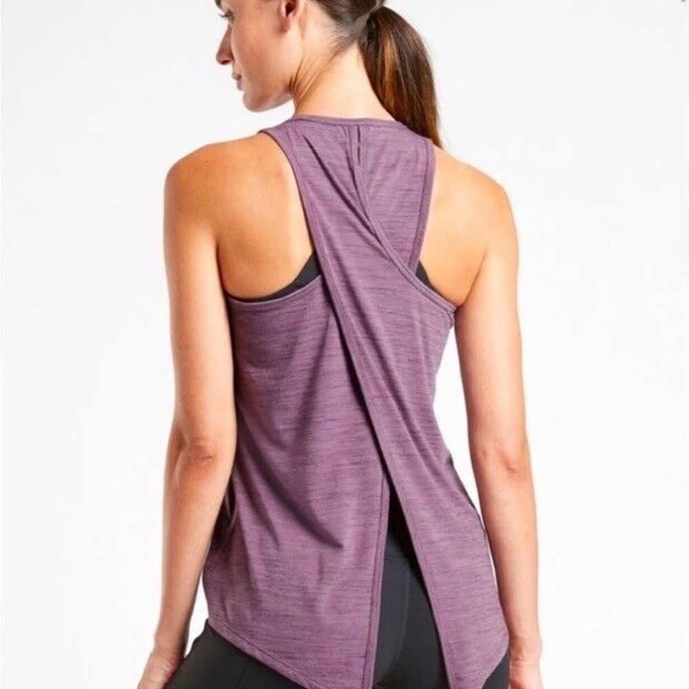 Athleta Essence Spacedye Tie Back Tank